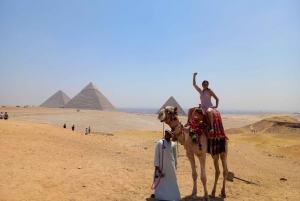 Giza eller Cairo: Pyramiderne Sfinksen Egyptisk Museum Tur