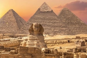 Från Hurghada: Dagsutflykt till Kairo med flyg