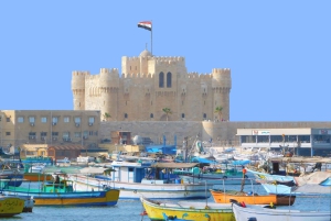 Desde Luxor: El Cairo y Alejandría con servicio de recogida y vuelo