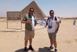 Von Port Said aus: Pyramiden von Gizeh und Nationalmuseum