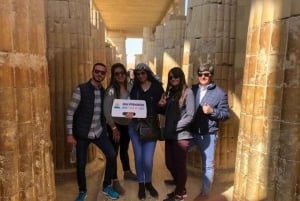 From Port Said: Giza Pyramids and Sakkara Private Day Tour