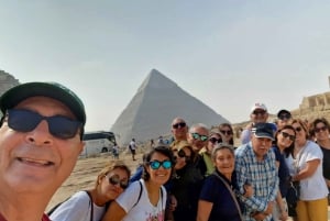From Port Said: Giza Pyramids, Citadel & Khan Khalili Tour.