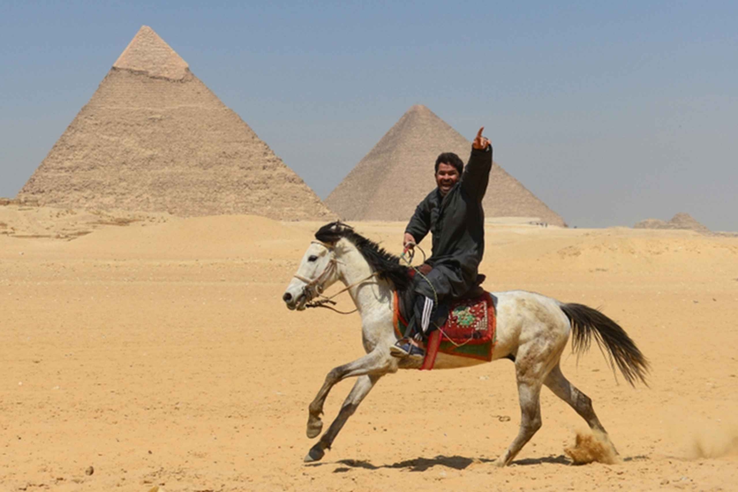 Giza: Wycieczka konna wokół piramid w Gizie