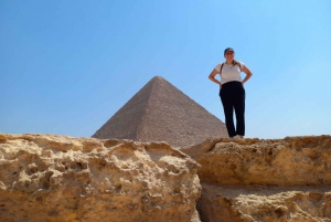 Giza o El Cairo: Pirámides Esfinge Museo Egipcio Tour