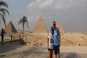 Dagstur till pyramiderna i Giza och Egyptiska museet