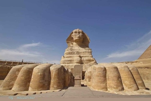 Visite privée d'une journée des pyramides de Gizeh, du musée des momies et du bazar