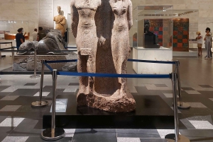 Visite privée d'une journée des pyramides de Gizeh, du musée des momies et du bazar