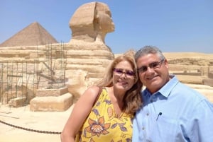 Giza: Pyramids Sphinx, Coptic and Islamic Cairo Private Tour