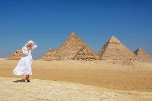 Tour a piedi delle Piramidi di Giza: salta la fila, Sfinge e panorami