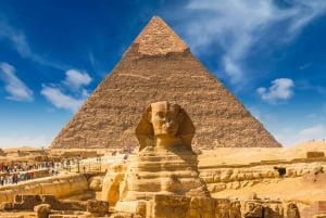 From Cairo: Giza Pyramids,Sphinx,Egyptian Museum