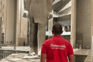 Grande Museu Egípcio, Pirâmides, Esfinge e almoço autêntico