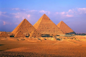 Visite privée des grandes pyramides et du Sphinx depuis Le Caire avec déjeuner