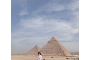 Le Caire : Visite des Pyramides de Gizeh et du Grand Musée Egyptien avec déjeuner