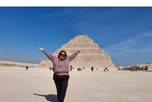 Le Caire : Visite des Pyramides de Gizeh et du Grand Musée Egyptien avec déjeuner
