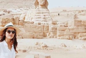 Hurghada: Tour privado de 2 días por lo más destacado de El Cairo con hotel