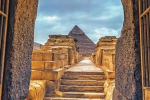 Hurghada: Kairo och Giza Highlights Tour med BBQ Lunch