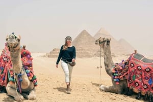 Hurghada: Tour del Cairo e di Giza con pranzo al barbecue