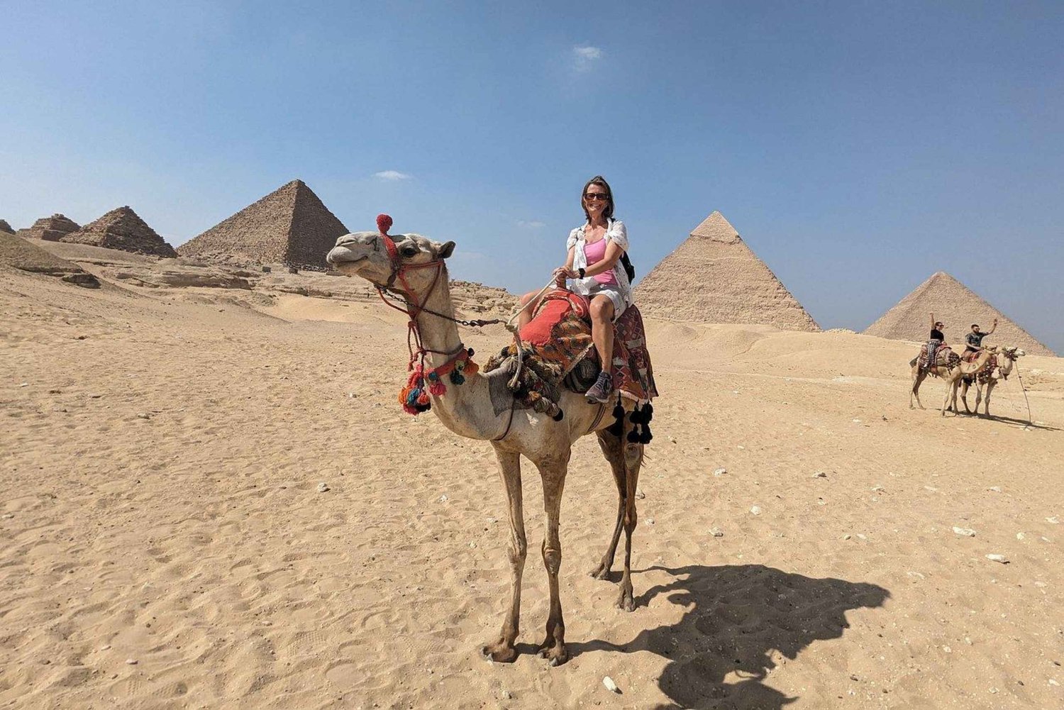 Hurghada: dagtour naar Caïro met vlucht, piramides, sfinx en museum