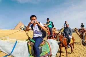 Hurghada: dagtrip naar Caïro met paardrijtocht langs de piramides van Gizeh