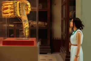 Z Hurghady: Piramidy i Muzeum w Kairze z rejsem po Nilu