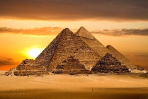 Hurghada: Jednodniowa wycieczka z odbiorem i przelotem do Kairu