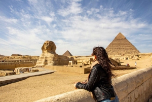 Hurghada: Excursión al Museo de El Cairo, la Meseta de Guiza y las Pirámides de Guiza