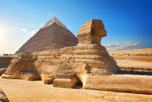 Hurghada: Cairo Pyramids, Sphinx, and Egyptian Museum Tour