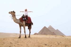 Hurghada: Kamelenrit langs Piramiden van Gizeh & Caïro Museum