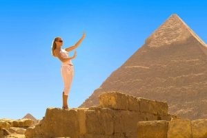 Hurghada: Paseo en camello por las Pirámides de Guiza y el Museo de El Cairo
