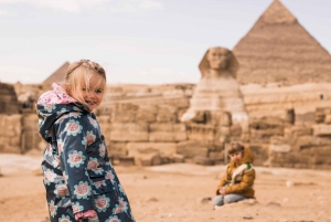 Hurghada: Heldags Kairo, Giza-pyramiderna och guidad museumstur