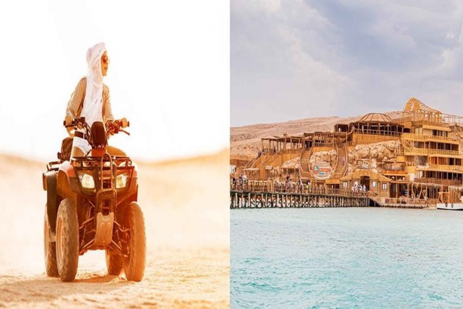 Hurghada: Luxor, Safari, Orange Bay & Caïro met Transfers