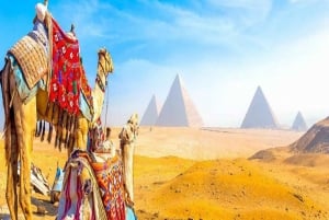 Hurghada: Private 2-Day Cairo, Giza, Sakkara & Memphis Tour