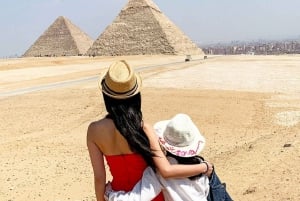 Hurghada: Excursão privada de um dia ao Cairo com Felucca, almoço e ingressos
