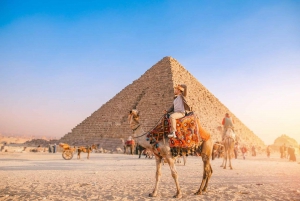 Hurghada: Dagsudflugt til Giza-pyramiderne, sfinksen, museet og den gamle souq