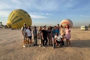 Luxor von Kairo aus mit dem Auto 1 Nacht & 2 Tage ( Besichtigungen & Ballon )