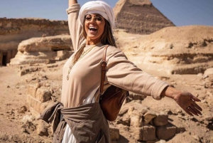 Luxor: Excursión nocturna a El Cairo desde Luxor en tren VIP