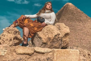 Luxor: Excursión nocturna a El Cairo desde Luxor en tren VIP