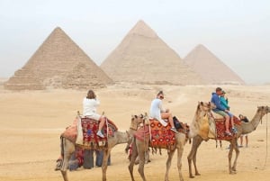 Marsa Alam: Dagstur i det gamle Kairo og Giza-pyramidene med fly