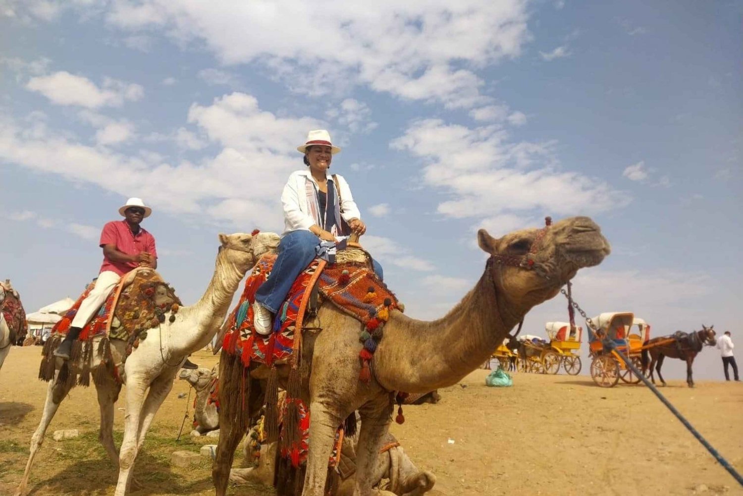 Cairo: Pyramiderne og den store sfinks - privat tur med kamelridning