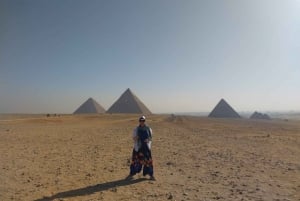 Kair: Piramidy i Wielki Sfinks - prywatna wycieczka z przejażdżką na wielbłądzie