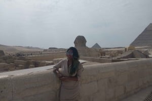 Kairo: Sphinxin yksityinen kiertoajelu kameliratsastuksen kanssa.