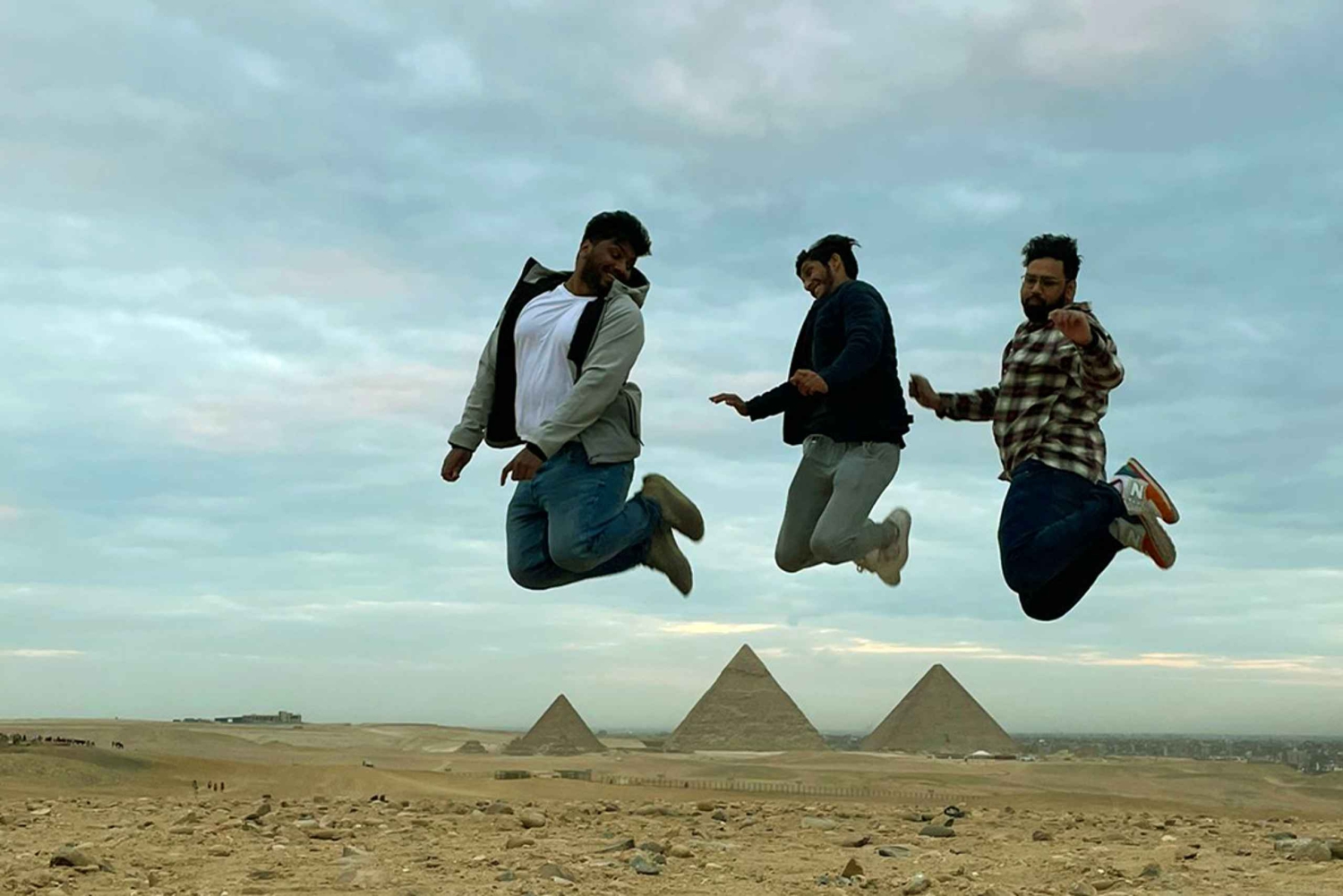 Privat tur till pyramiderna i Giza med upplevelse i beduinby