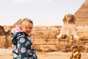 Privat tur till pyramiderna i Giza med upplevelse i beduinby