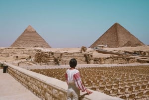 El Cairo: Excursión privada de un día a las Pirámides de Guiza y lugares emblemáticos de El Cairo