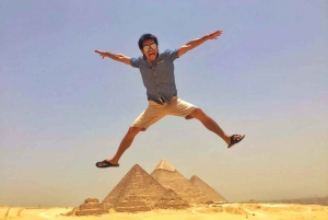 Pyramidene i Giza: 1-times ørkensafari på firehjuling