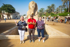 Pirâmides, Sakkara e Memphis Private Tour com almoço