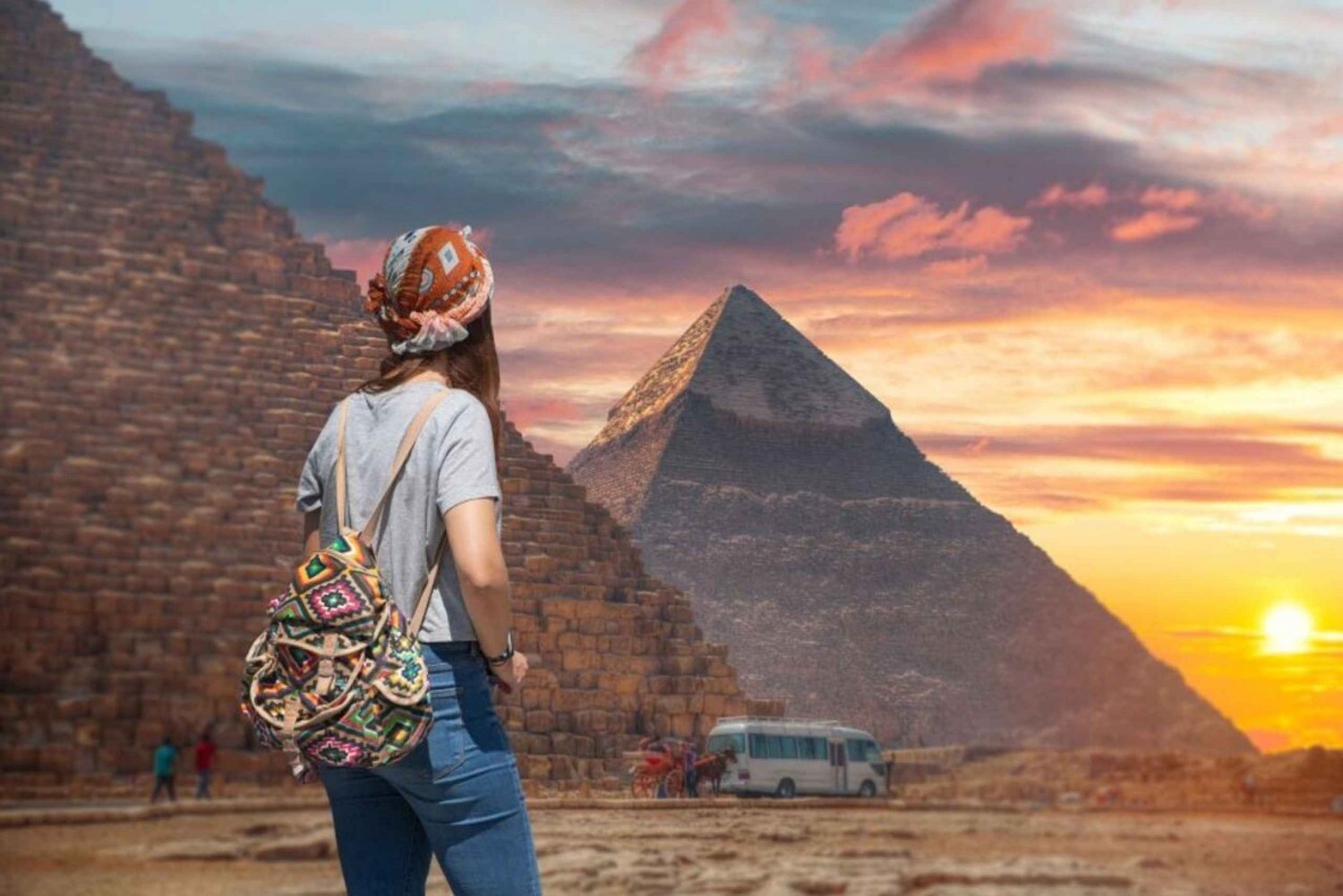 Sahl Hasheesh: Dagsudflugt med frokost til højdepunkterne i Kairo og Giza