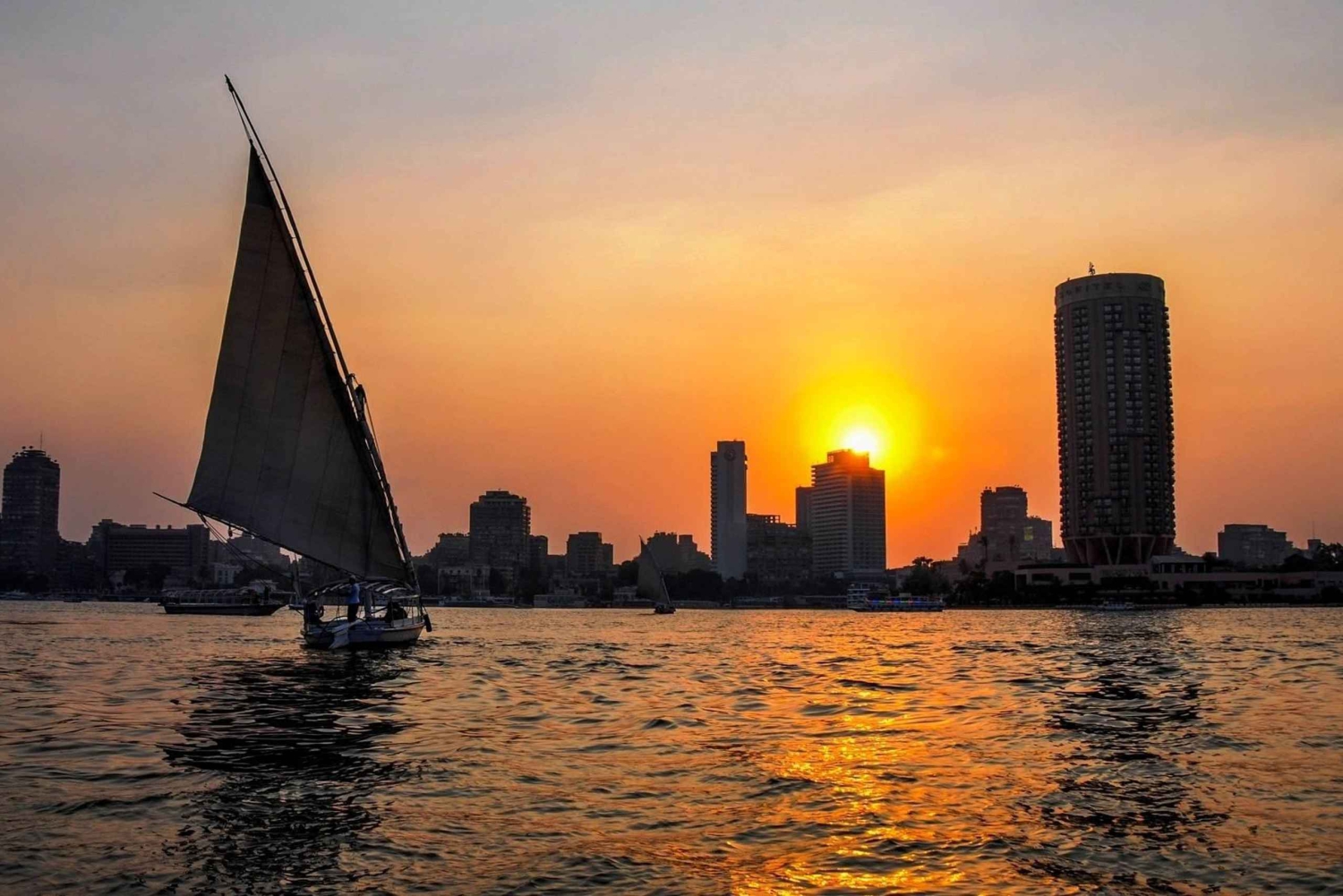 Kort båttur med Felucca Donut på Nilen i Kairo