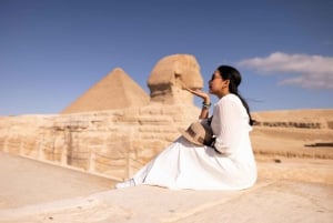Soma Bay: Kairo og Giza-pyramidene, museum og båttur på Nilen