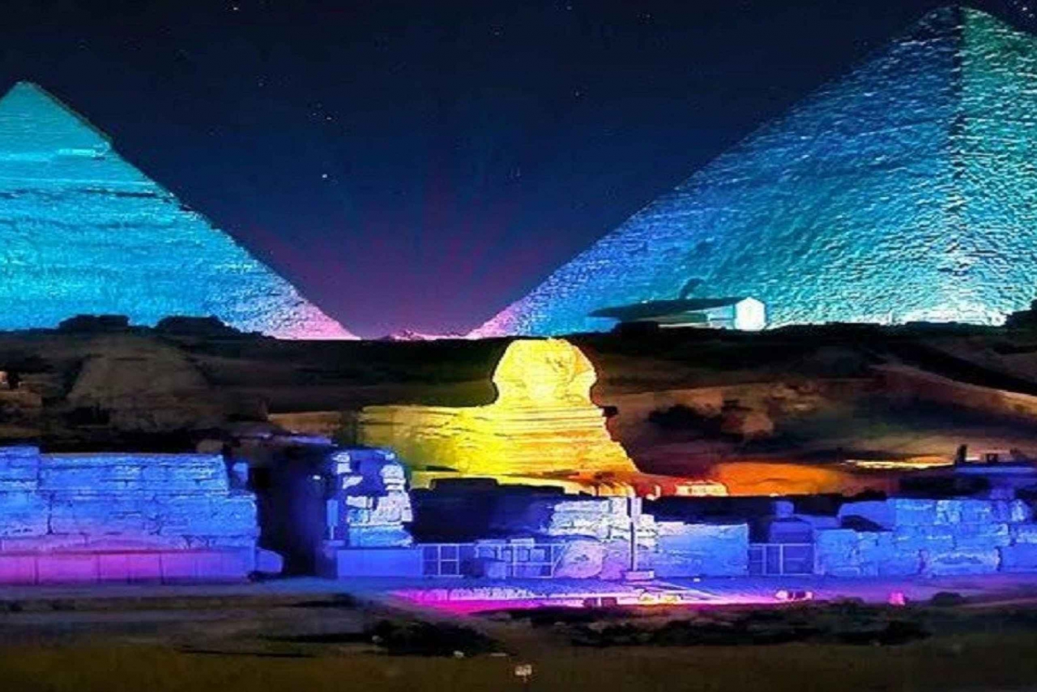 Cairo: Sound and Light Show at Giza Pyramids with Transfers